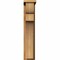 Ekena Millwork Yorktown Rough Sawn Corbel w/Backplate, Western Red Cedar, 6"W x 14"D x 30"H COR06X14X30YOR01RWR - alternate 3